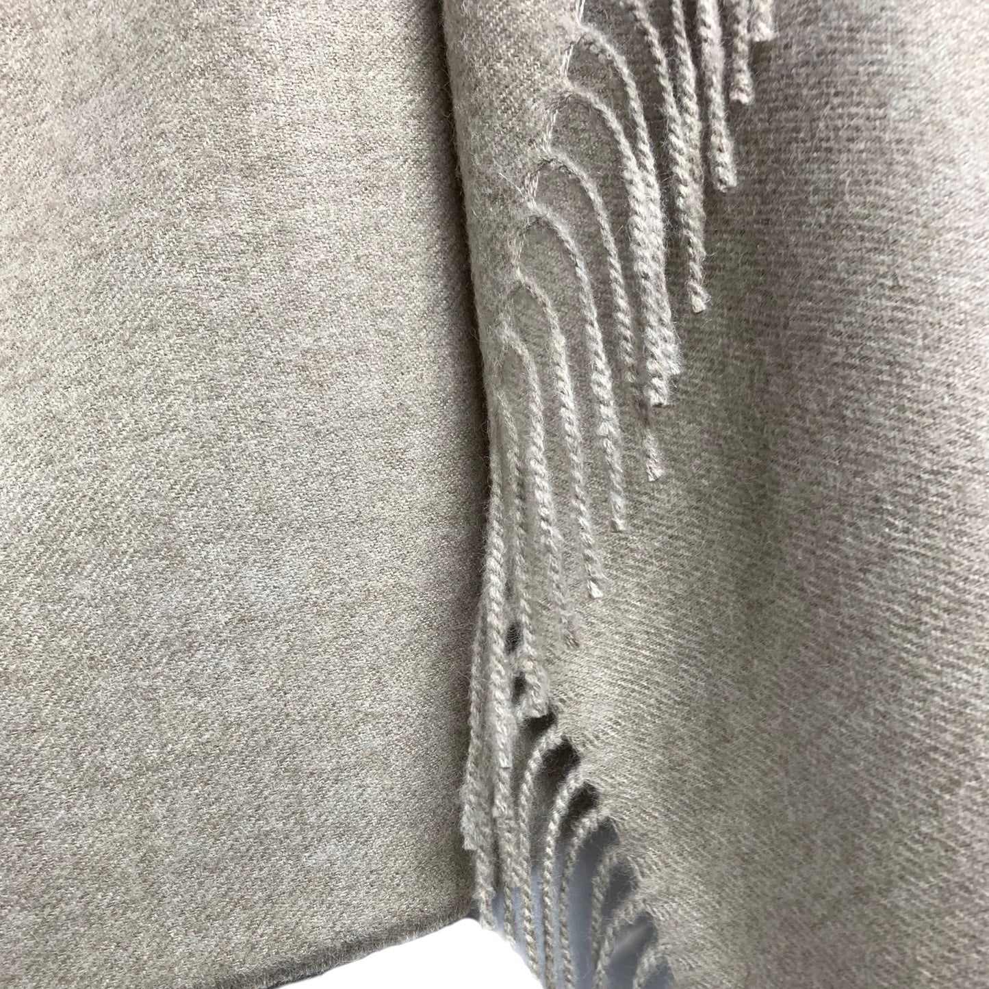 Beige Classic Premium Baby Alpaca Throw Throws WASHEIN