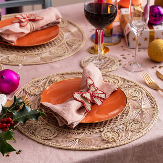 Green Straw Coasters WASHEIN