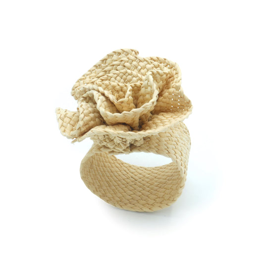 Natural Rose Napkin Rings Napkin Rings WASHEIN