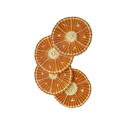 Orange Slice Coasters coaster WASHEIN