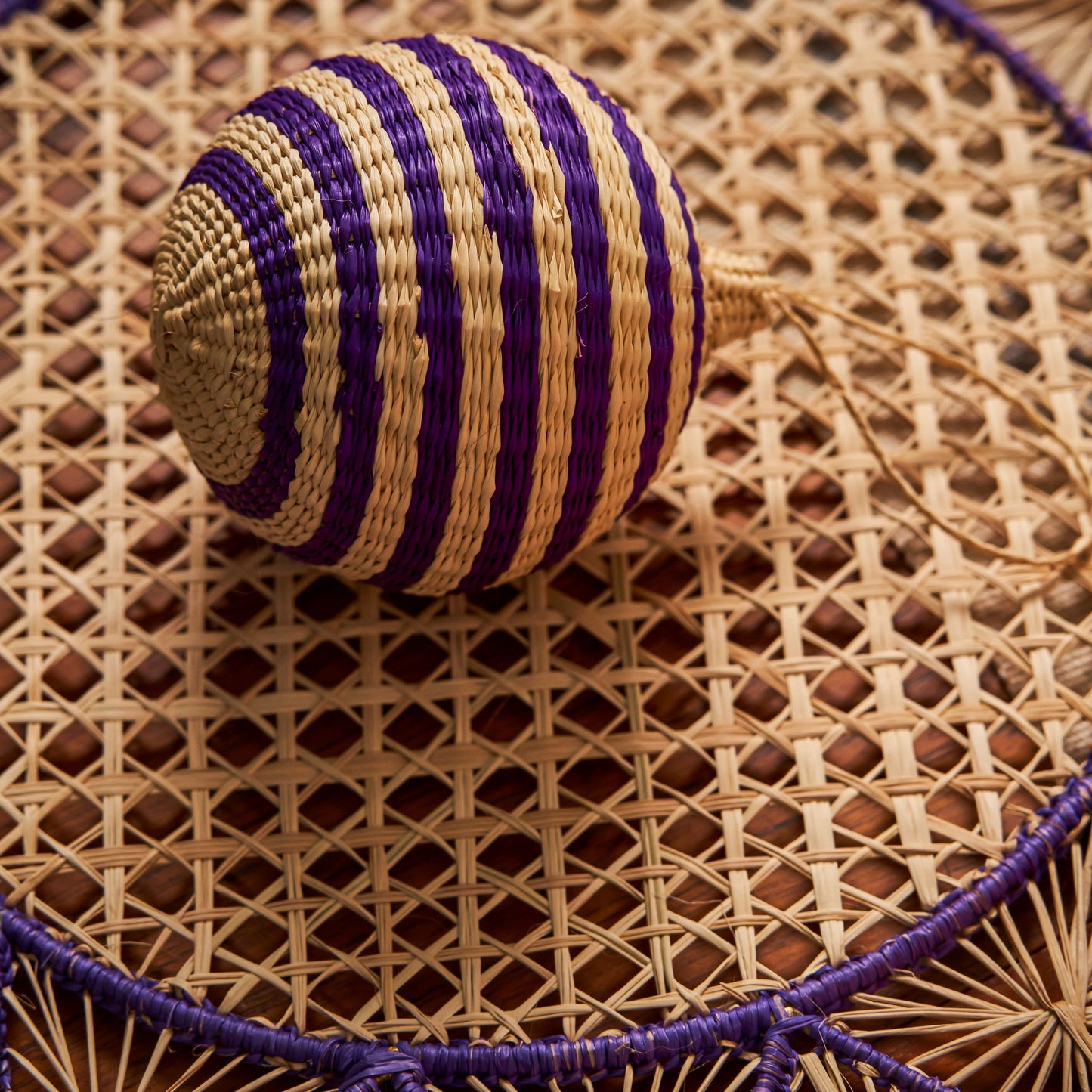 Purple & White Christmas Tree Baubles Pack of 3 Bauble WASHEIN