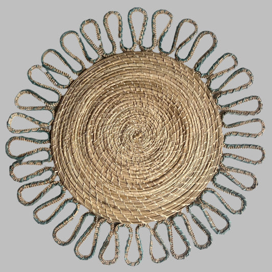 Sky Blue Flower Placemats- Limited Edition Placemats WASHEIN