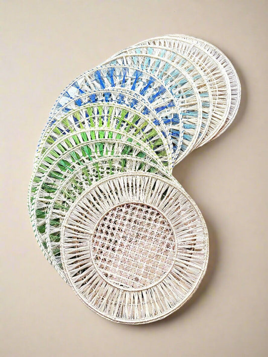 Stripe Placemats Mixed Set Bundle of 11 Placemats WASHEIN