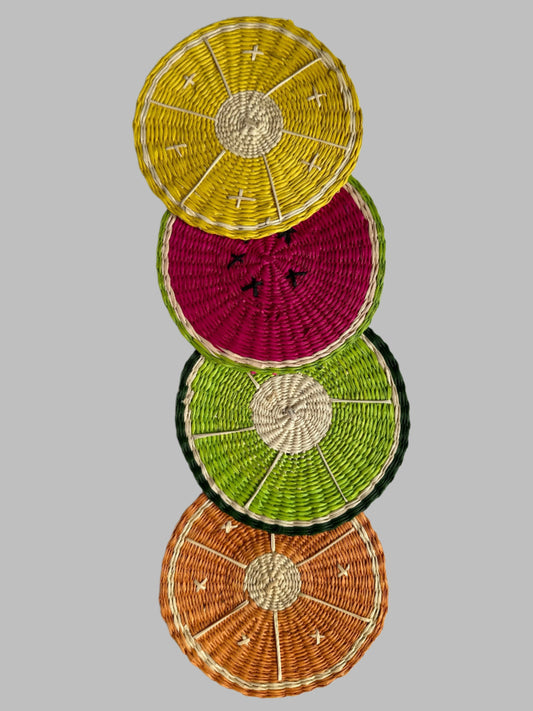 Tutti Frutti Placemat & coasters set - Limited Edition Placemats WASHEIN