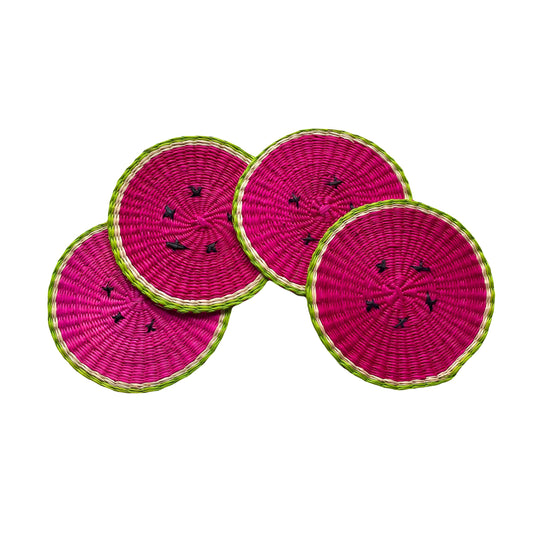 Watermelon Slice Coasters coaster WASHEIN