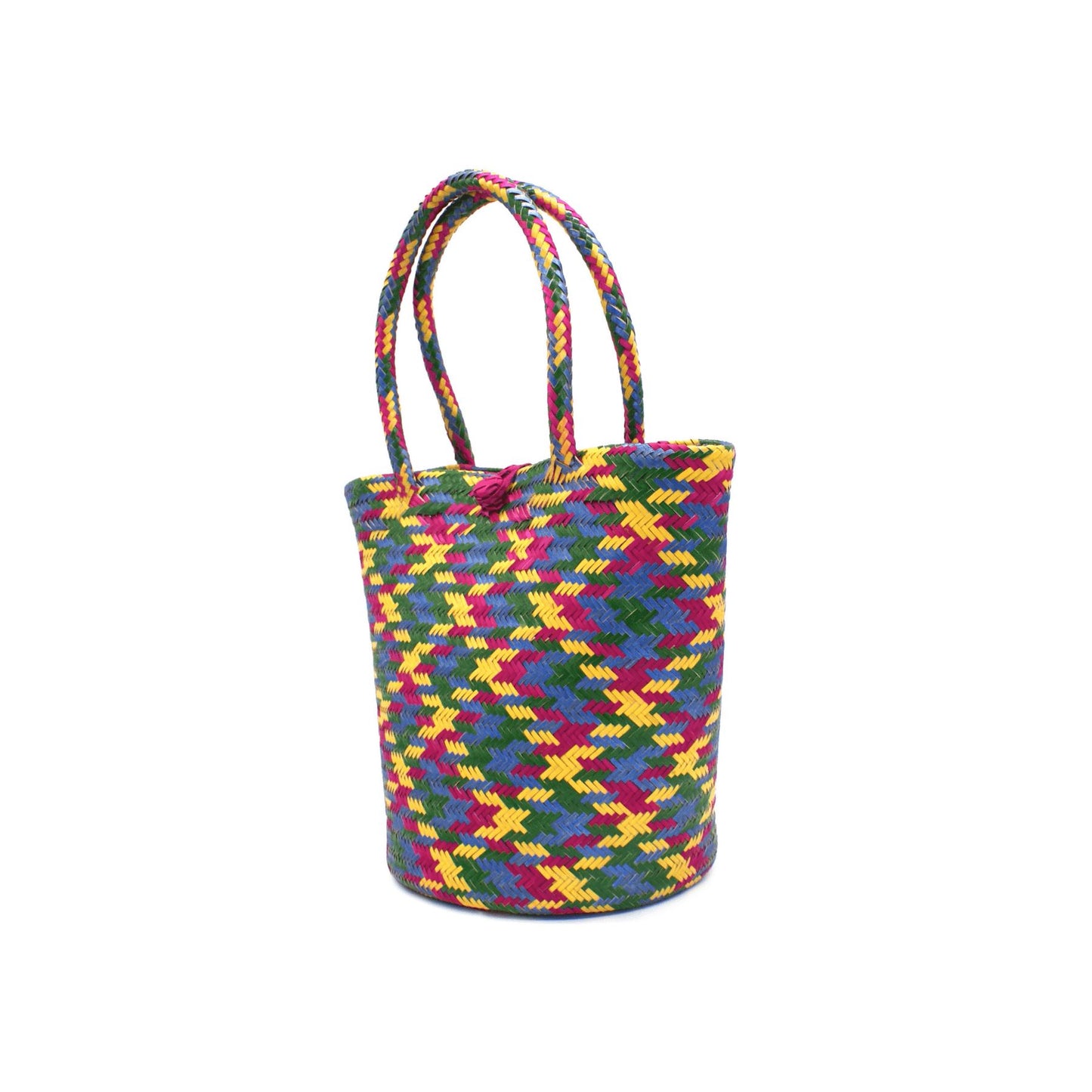 Arcoiris Multicolor Mini Tote Straw Bag BAG WASHEIN