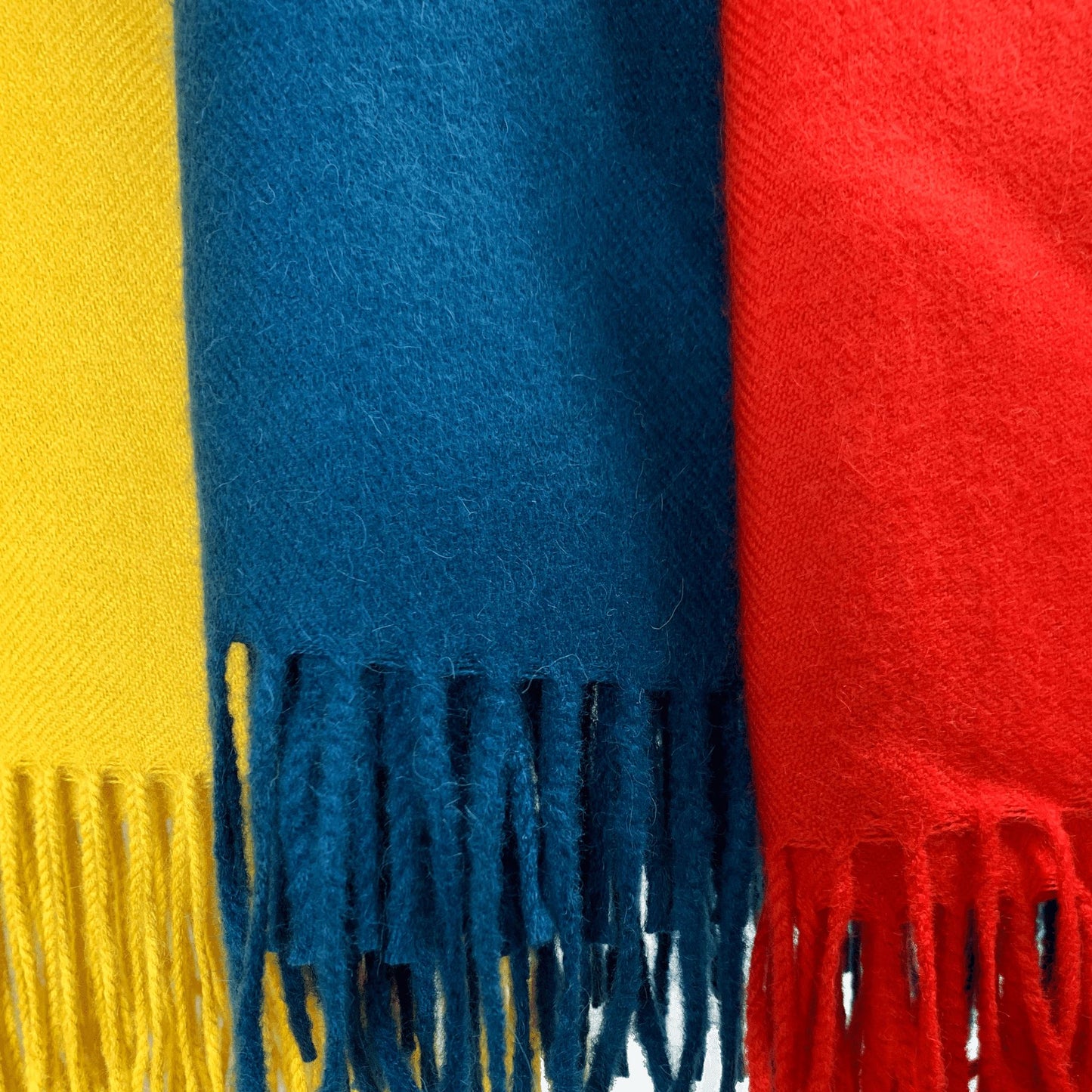 Blue Classic Premium Baby Alpaca Throw Throws WASHEIN