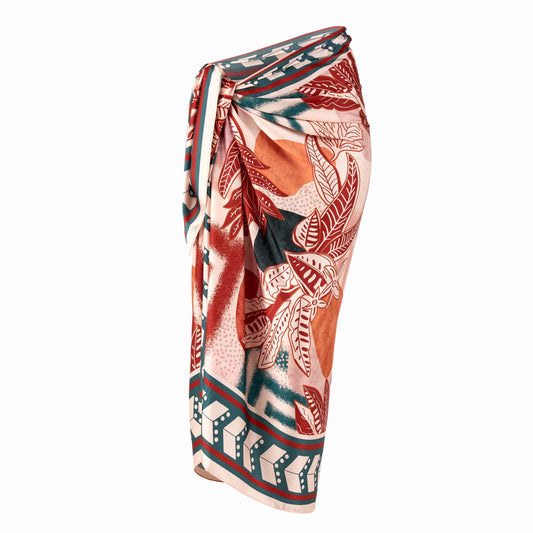 Cotton Satin - Sarong - Amazonico Sarong WASHEIN