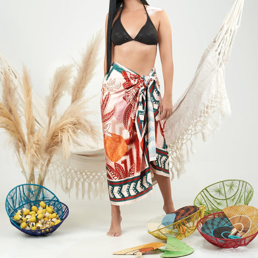 Cotton Satin - Sarong - Amazonico Sarong WASHEIN
