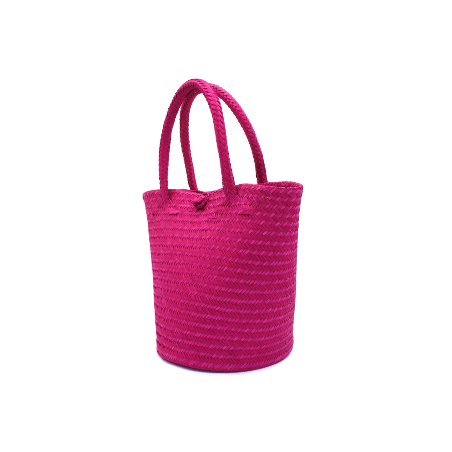 Kensington Fuchsia Mini Tote Straw Bag BAG WASHEIN