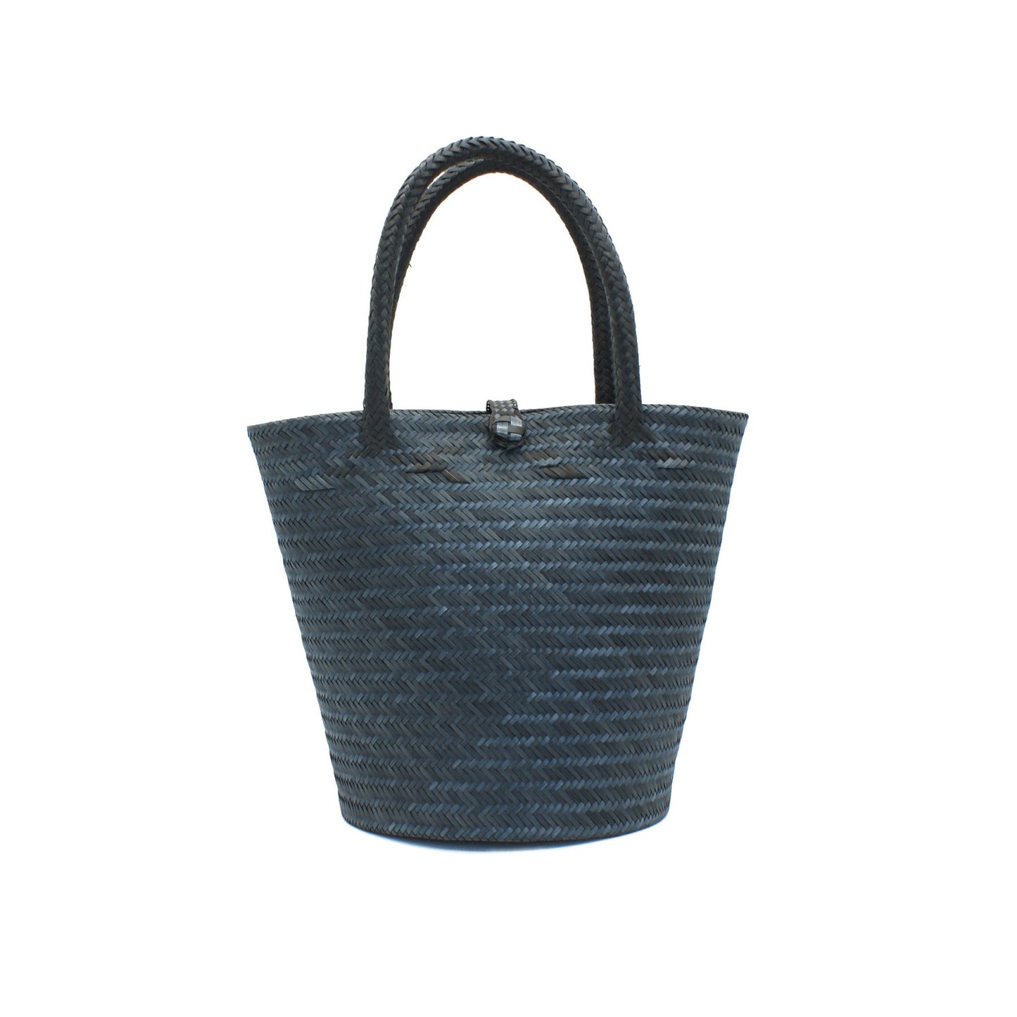 Luna Navy Mini Tote Straw Bag BAG WASHEIN