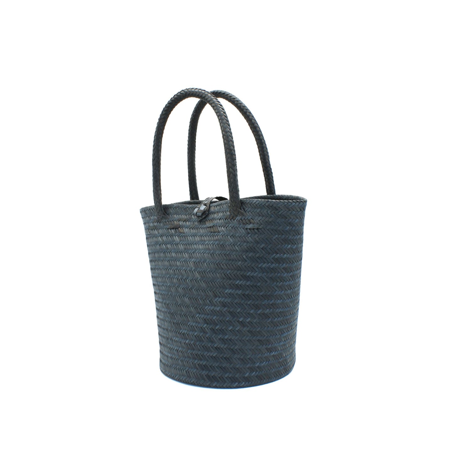 Luna Navy Mini Tote Straw Bag BAG WASHEIN