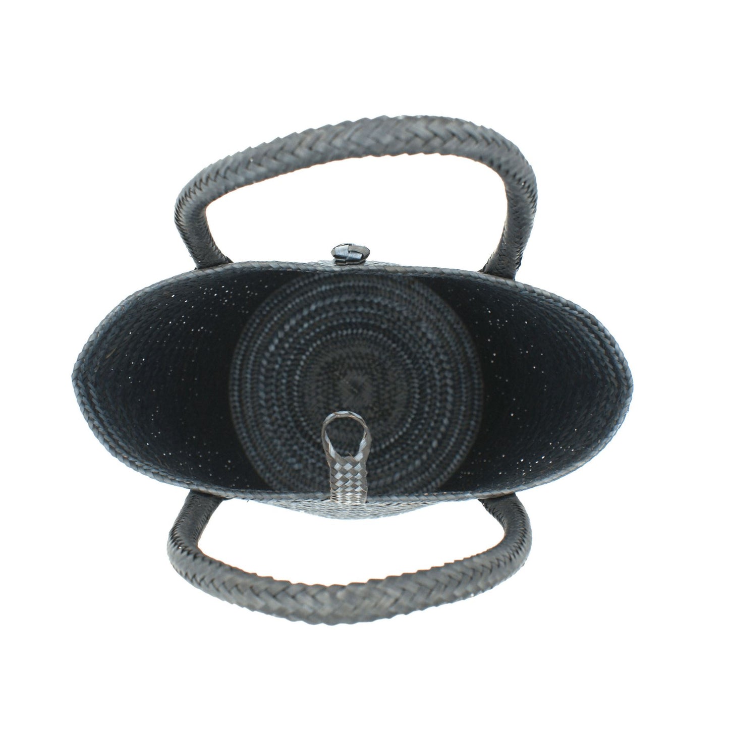 Luna Navy Mini Tote Straw Bag BAG WASHEIN