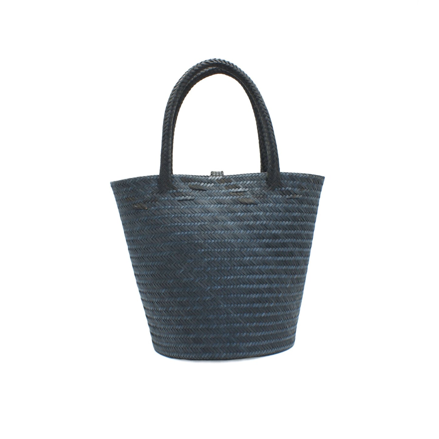 Luna Navy Mini Tote Straw Bag BAG WASHEIN