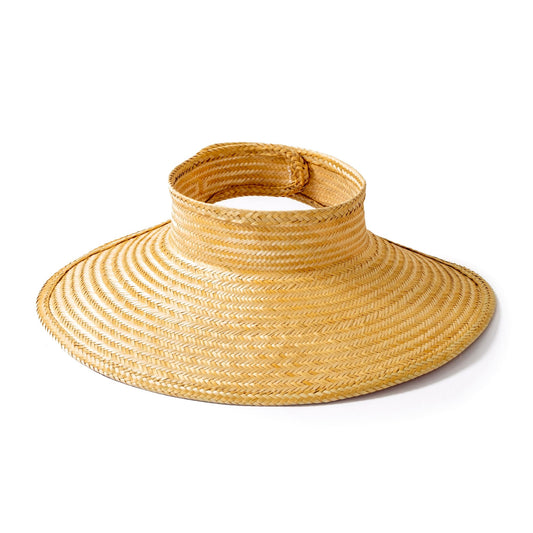 Natural Woven Straw Sun Visor Visor WASHEIN
