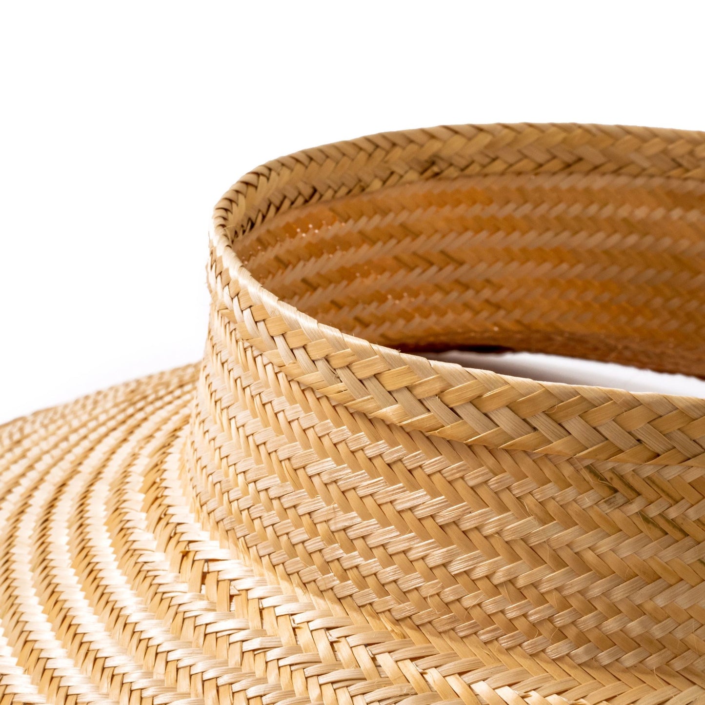 Natural Woven Straw Sun Visor Visor WASHEIN