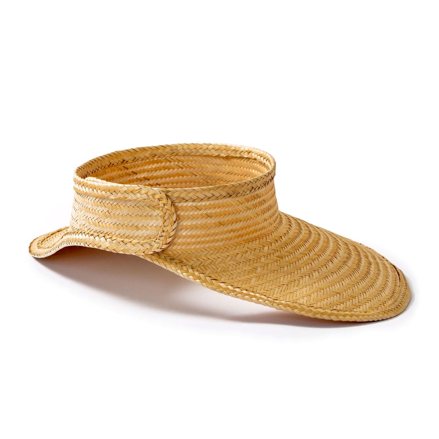 Natural Woven Straw Sun Visor Visor WASHEIN