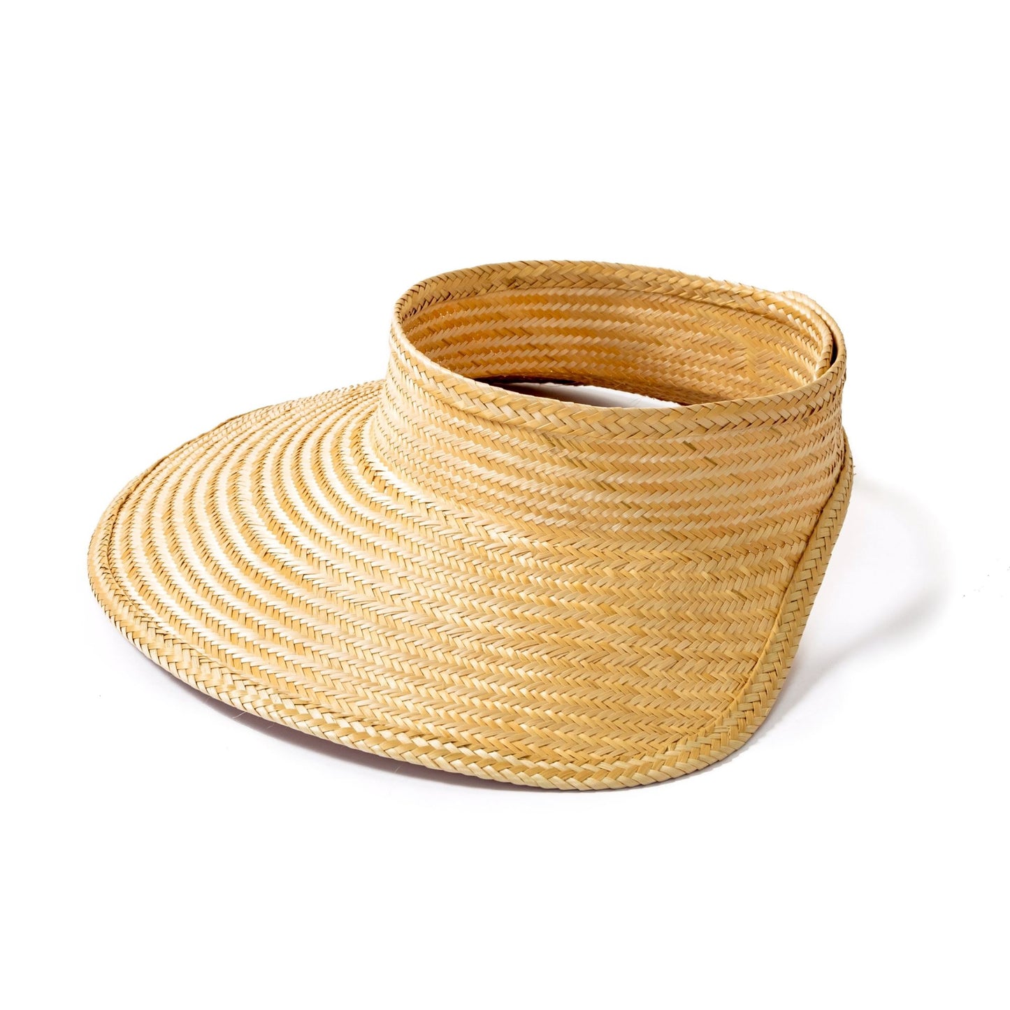 Natural Woven Straw Sun Visor Visor WASHEIN