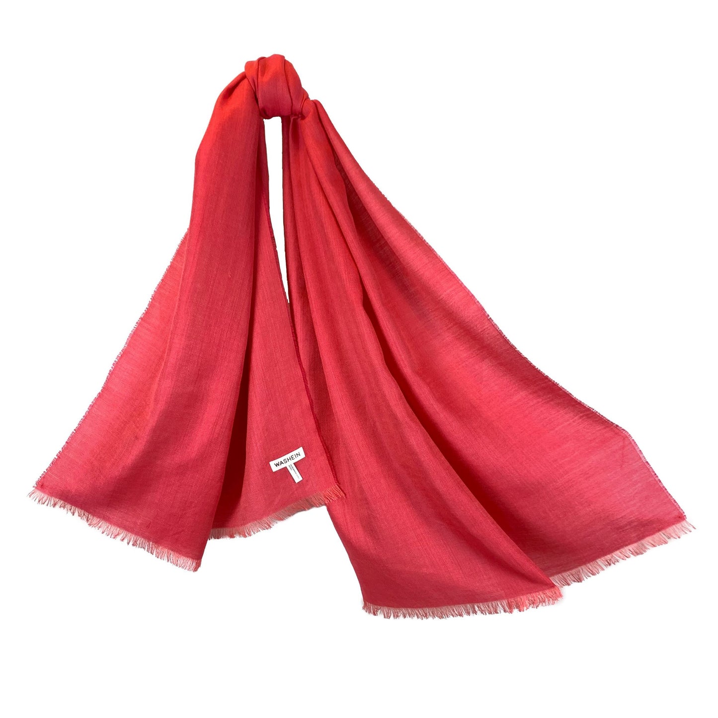 Rose Pink Premium Baby Alpaca & Silk Shawl Scarf Scarf WASHEIN