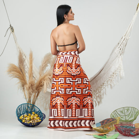 Satin Sarong California Sarong WASHEIN