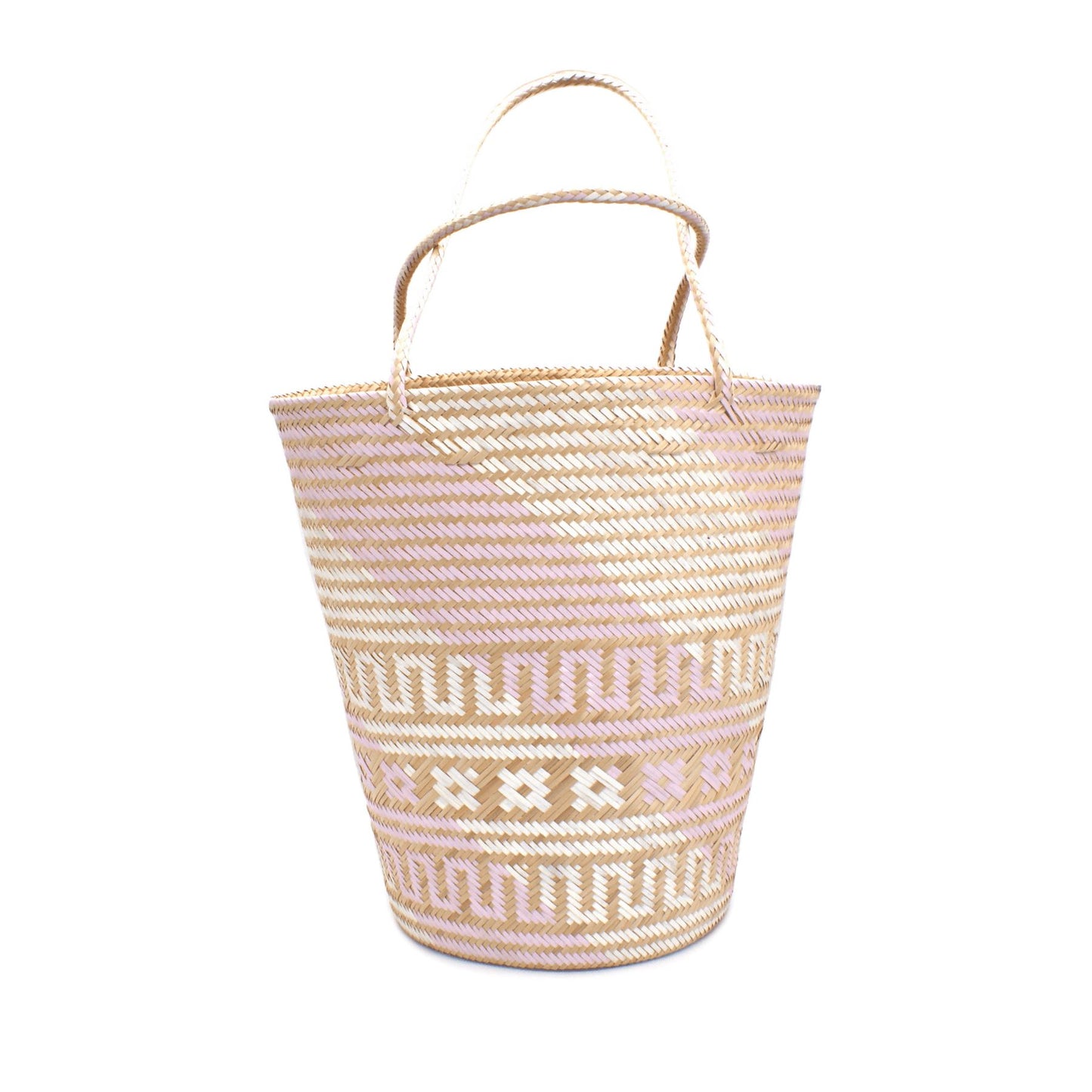 Seashell Pink Beach Tote Straw Bag BAG WASHEIN