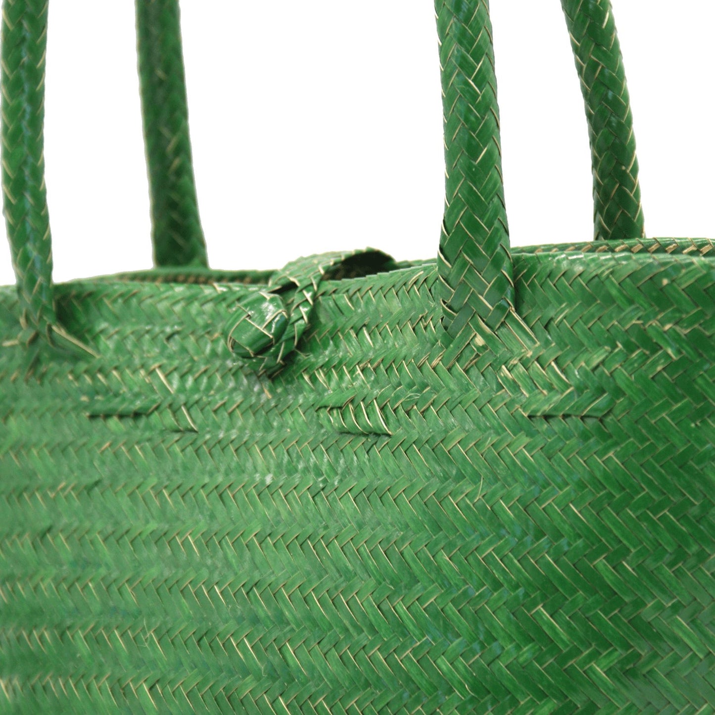 Selva Green Mini Tote Straw Bag BAG WASHEIN