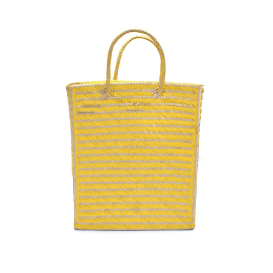 Sardinia Medium Yellow Straw Basket Bag BAG WASHEIN 