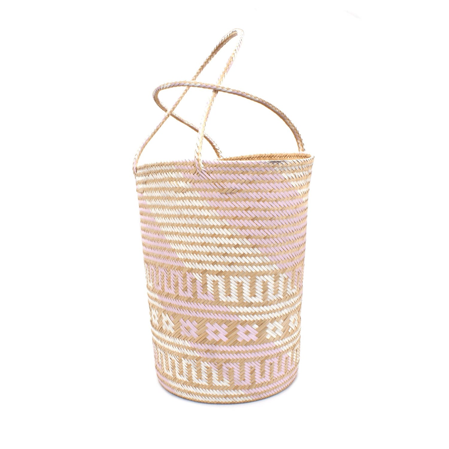 Seashell Pink Beach Tote Straw Bag BAG WASHEIN 